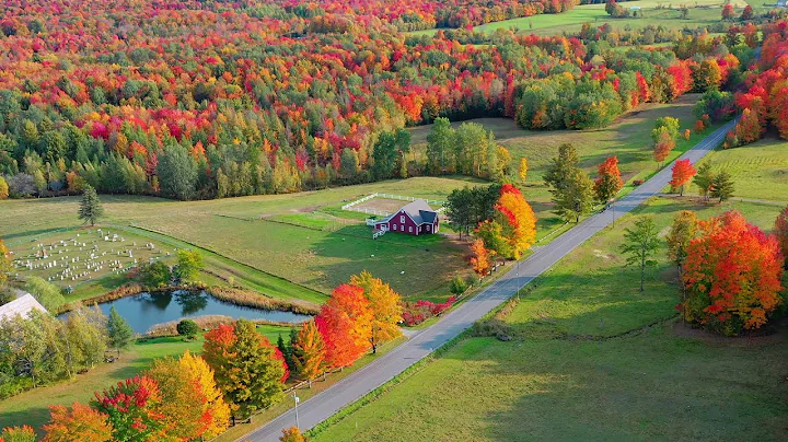 枫叶之国加拿大的秋天，五彩斑斓的童话世界Incredible view of autumn in Canada，Sutton Town - 天天要闻