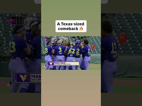 The Texas Volts got the W in walk-off fashion vs. the Carolina Blaze 🔥