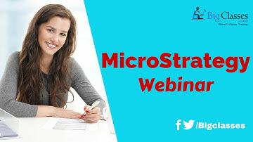 MicroStrategy 10.3 Training tutorial - MicroStrategy Demo - Bigclasses