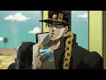 Jotaro bets his mothers soul gambling vs darby jjba uncensored