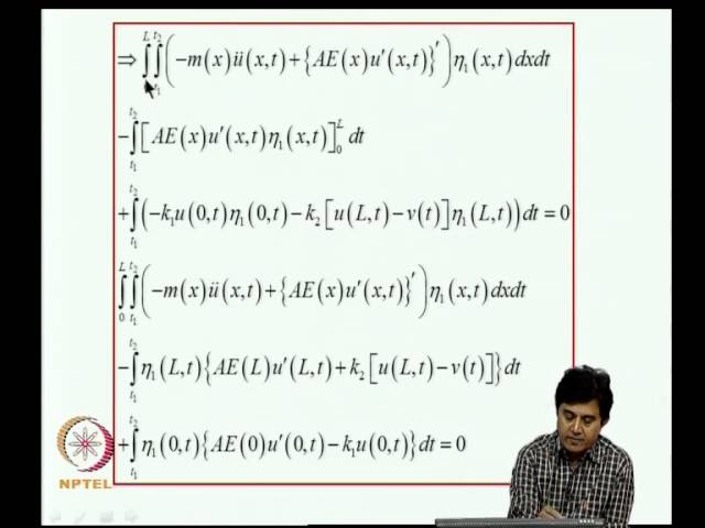 Equations Of Motion For Continuous Systems And Rayleigh S Quotient Youtube