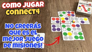 Conecta como jugar / Connect4 como jugar fácilmente / conecta en cartas / juego de mesa connect4 screenshot 1