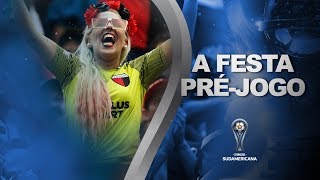 Show de Los Palmeras e festa da torcida do Colón antes da final da Sul-Americana 2019