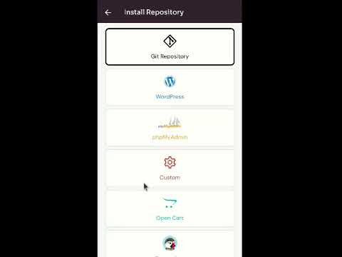 How to install PhpMyAdmin through Cloudpanzer Mobile App?