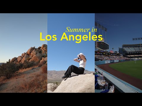 Summer in LA | ドジャース観戦 | カフェ | フリマ | ジョシュアツリー国立公園| Airbnb | パームスプリングス | マリブ