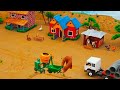 Mini Concrete Mixer Truck Builds a Dream House! 🏠🚛