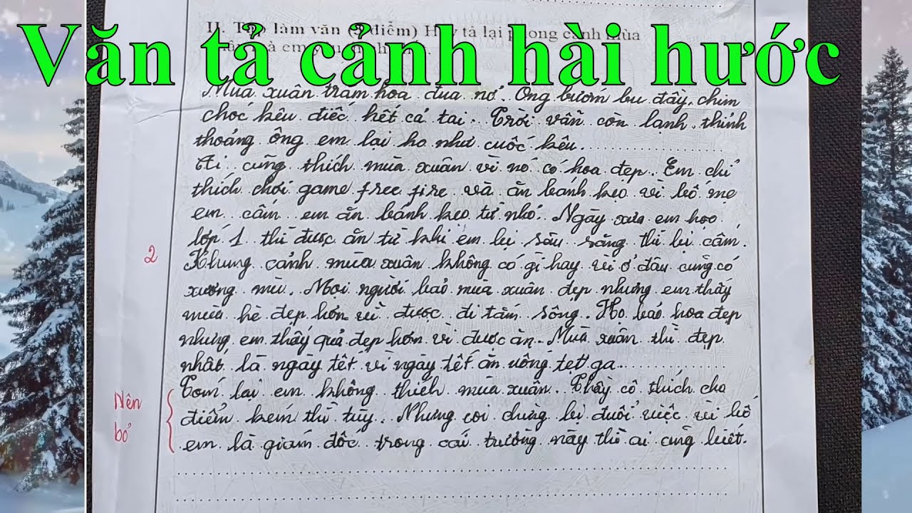 Văn tả cảnh hài hước cười sái cả hàm #73