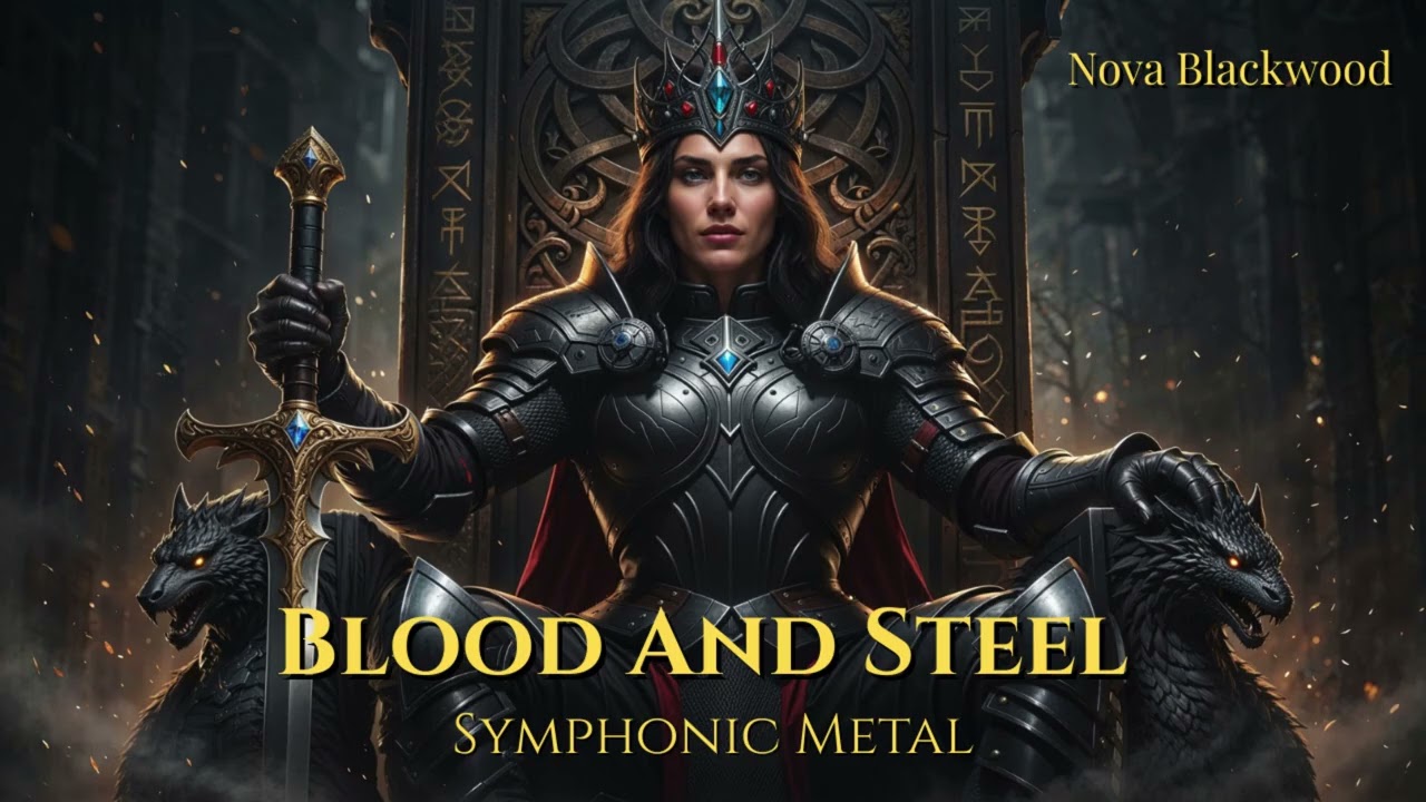 ⚔️ BLOOD AND STEEL - Epic Symphonic Metal | Operatic Soprano | Warrior Queen Anthem