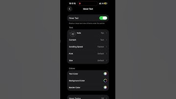 How to turn off Hover text in ios 26!📱