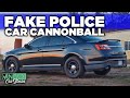 A new cannonball record for a police car