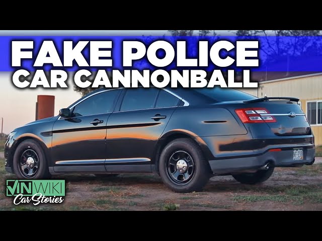 A new Cannonball Record for a police car! class=