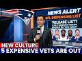 CUT LIST LEAKED? Five pricey VETERANS don’t fit the “new culture” | Patriots News