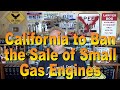 California to Ban the Sale of Small Gas Engines