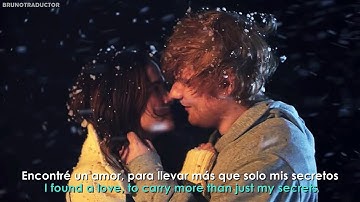 Ed Sheeran - Perfect // Lyrics + Español // Video Oficial