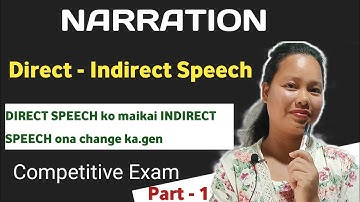 Direct and Indirect Speech | Narration | Part - 1 | Garochi Skia | MASIANI TV