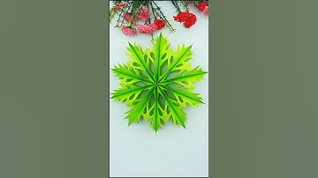 Paper Snowflakes Tutorial | 3D Snowflakes for Christmas Decor