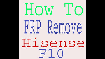 How to bypass Hisense F10