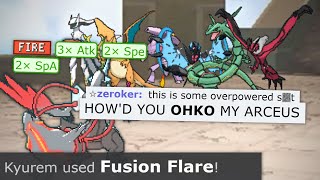 Weakness Policy White Kyurem (pokemon showdown SWEEP)