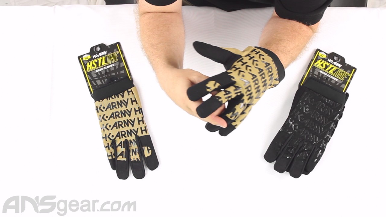 HK Army HSTL Paintball Gloves Review YouTube