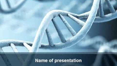 DNA Microphotography PowerPoint Template by PoweredTemplate.com