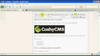 CushyCMS - creating internal and external links