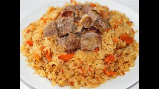 Вкусный плов из свинины в мультиварке