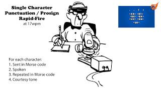 Single Punctuation-Prosign - Rapid Fire - 17wpm