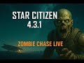 🔴🧟 Star Citizen 4.3.1 – Zombie Chase Live | Best Space Community Red Wind Runs #starcitizen