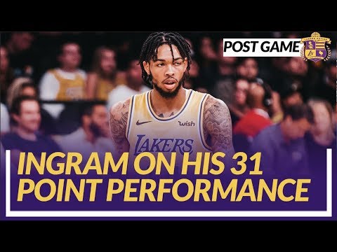 Lakers Post Game: Ingram Talks About His 31 Point Performance In a Win