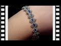 Bollywood Bracelet with Tila beads Beading Tutorial by HoneyBeads1 (with tila beads)