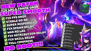 ❗PATCH UPDATED Ultra Smooth Config 60FPS - 90FPS in Mobile Legends | Fix Lag and FPS Drop in MLBB