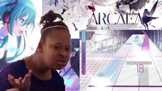 Project Sekai player plays Arcaea for the first time