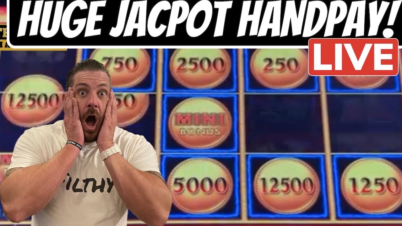 EPIC LIVE HANDPAY!!! MAX BET ON SAHARA GOLD!!!