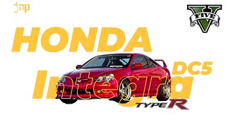 GTA 5 Honda Integra Type R DC5 night drive | Steering Wheel Gameplay