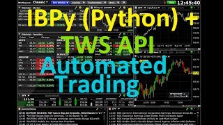 How to use IBPy Python with Interactive Brokers TWS API For Automated Trading