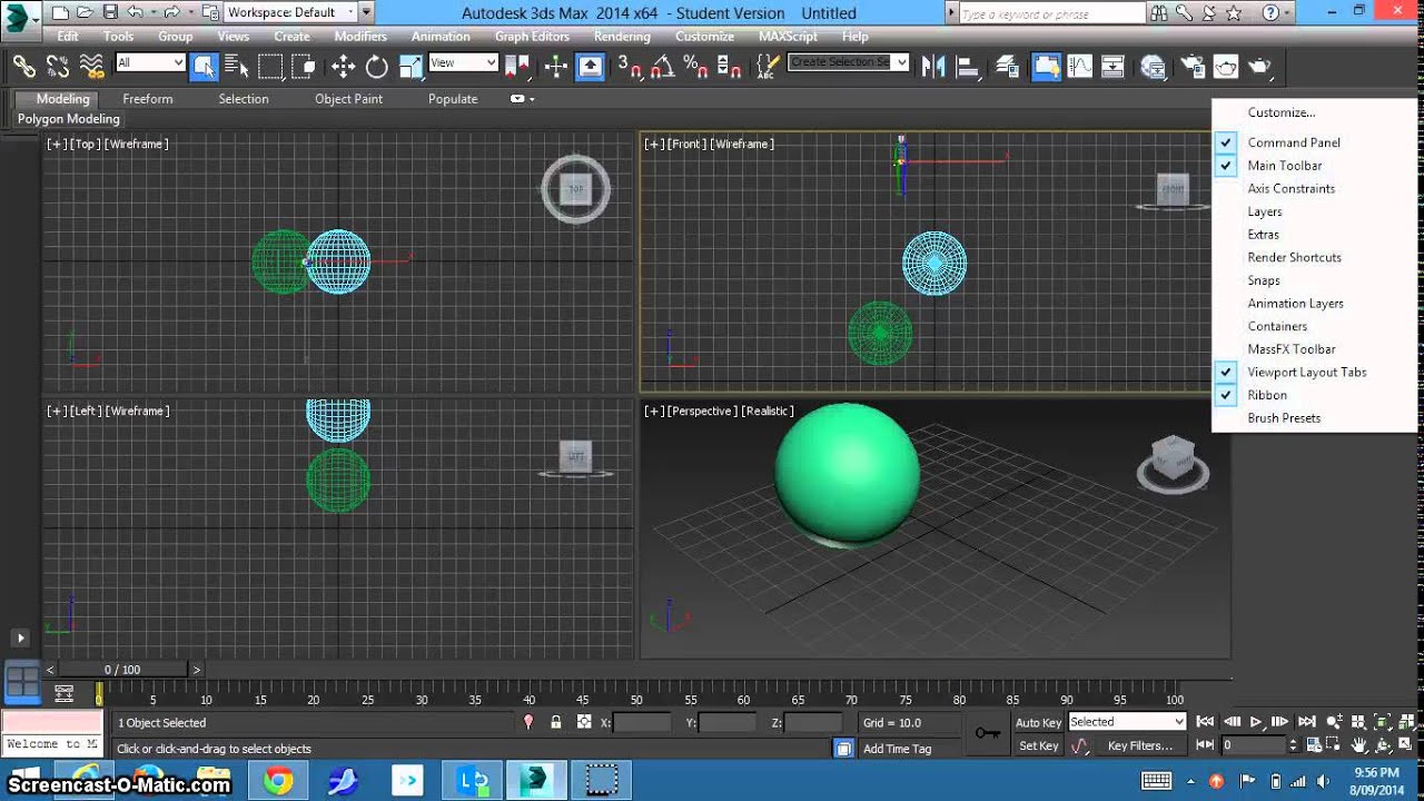  3DS Max animation  intro YouTube