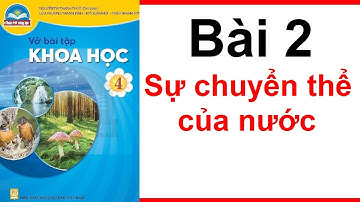 Vở Bài Tập Khoa Học Lớp 4 Chân Trời Sáng Tạo Bài 2 Sự Chuyển Thể Của Nước