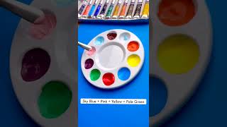 Belajar cara mencampur warna untuk anak anda #dewamural #artpainting #mural