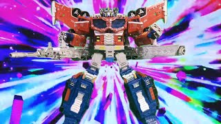 Transformer Cybertron Optimus Prime Super Mode Stop Motion 