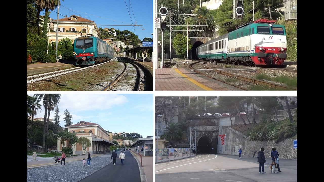 In bici (e in treno) sulla ciclabile (ex ferrovia) tra Imperia e San Lorenzo al Mare