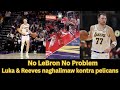 Austin Reeves parang naglalaro lang kontra Pelicans, at Luka may inangasan na players ng pelicans.