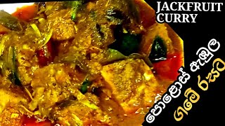 polos ambula|how to make polos curry sinhala recipe|ගමේ රසට පොලොස් අබුලක් හදමුද?|tast with chandhi