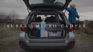 Subaru Outback Camper Build for Solo Photography Road Trips