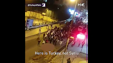 Turkish Men Attack Syrian Businesses In Istanbul 