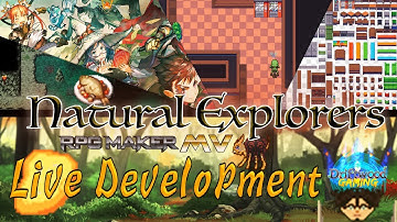 Live Game Dev - Tutorial events are mostly optional - Working on Natural Explorers - RPG Maker MV
