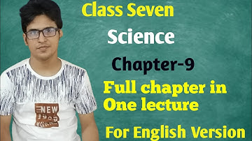 Class 7 Science Chapter-9 ( For English Version) Online Class