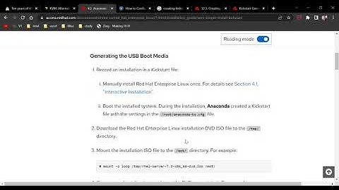 Red Hat Linux  How to create kickstart file #redhatlinux#linuxtutorial#linuxtutorial