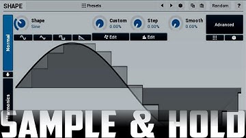 Sample & Hold and CustomMod in MSoundfactory