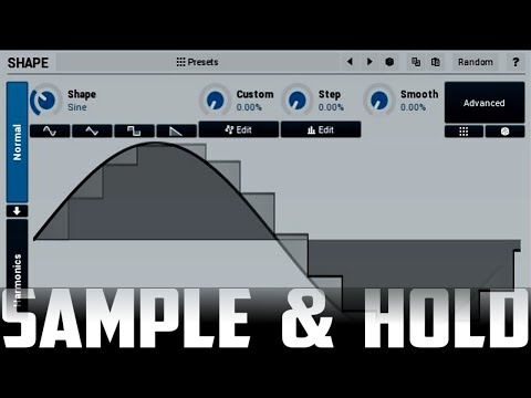 Sample & Hold and CustomMod in MSoundfactory