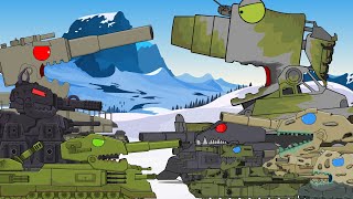 Battle of all Iron MONSTERS! - All series - Cartoons about tanks